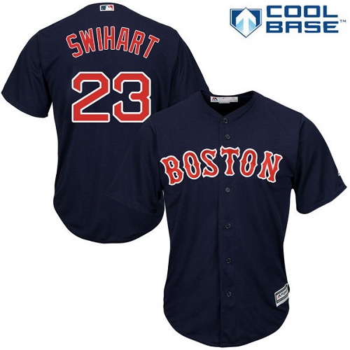 Red Sox #23 Blake Swihart Navy Blue Cool Base Stitched Youth MLB Jersey